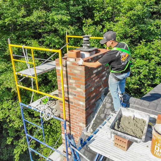 Chimney masonry repair